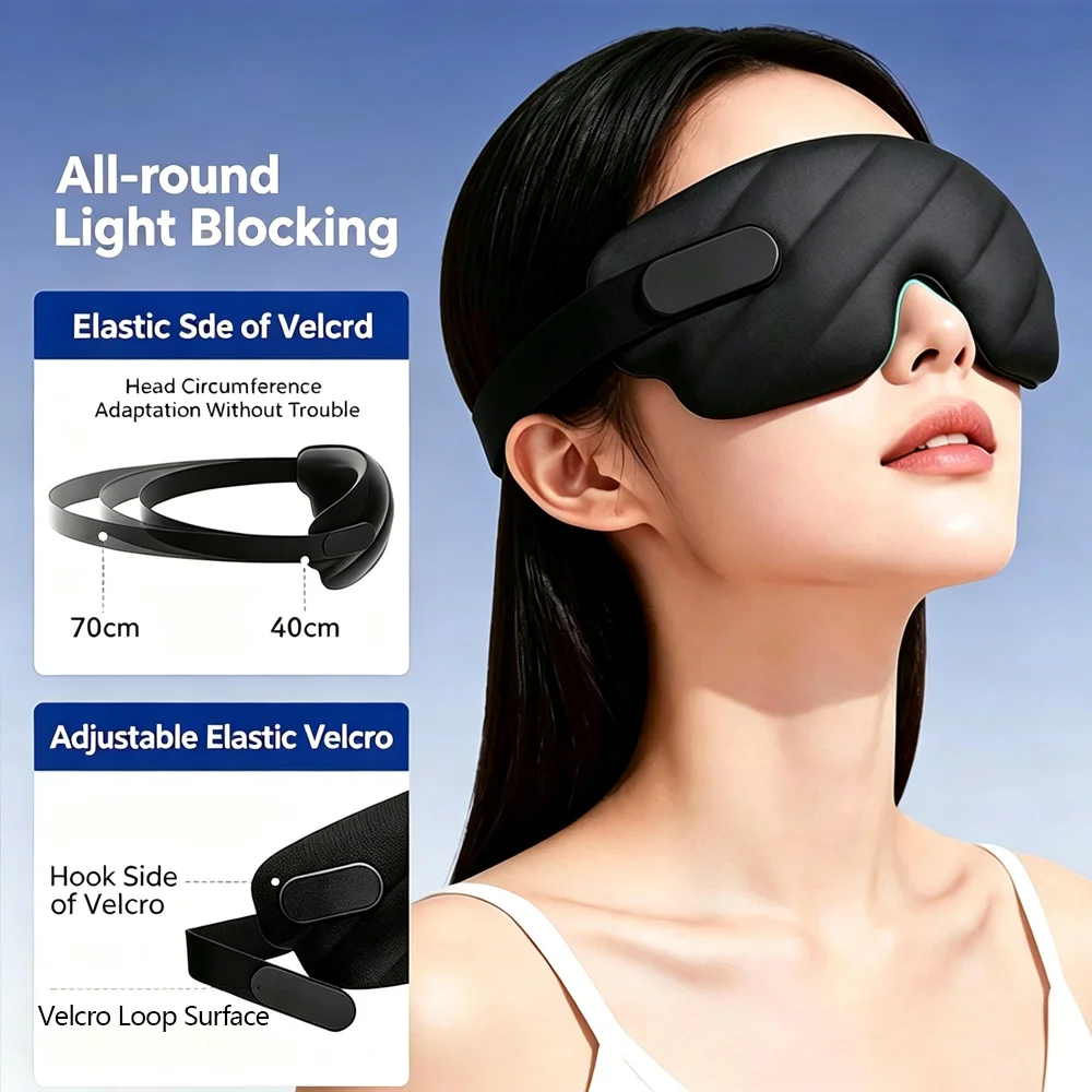 Sleep Eye Mask 3D - 3D Sleep Mask Contoured Cup Blindfold