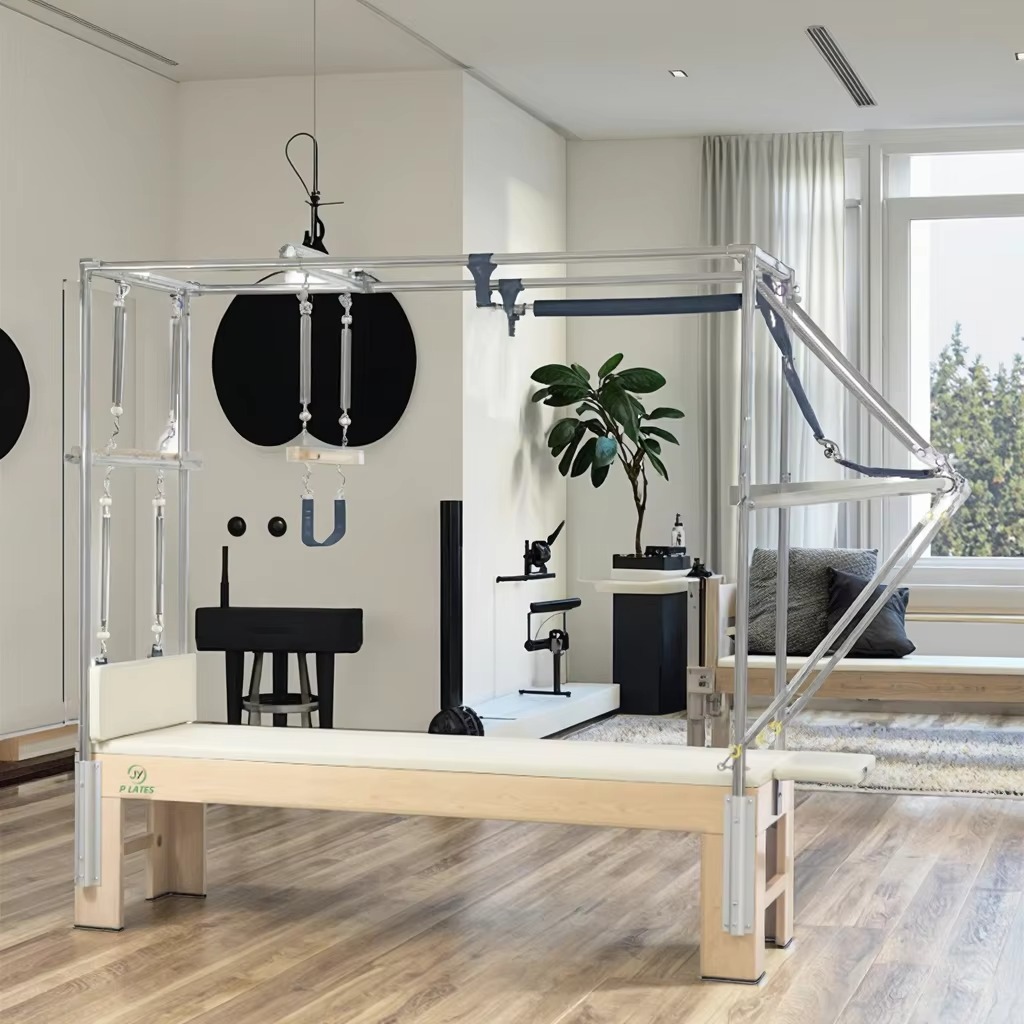 Health & Wellness Photos - Professional Commercial Durable Maple Pilates Reformer