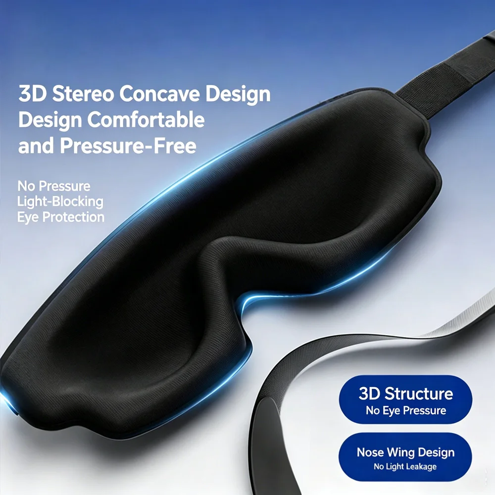 3D Sleep Mask Contoured Cup Bl - đánh giá và giá Sleep Eye Mask 3D