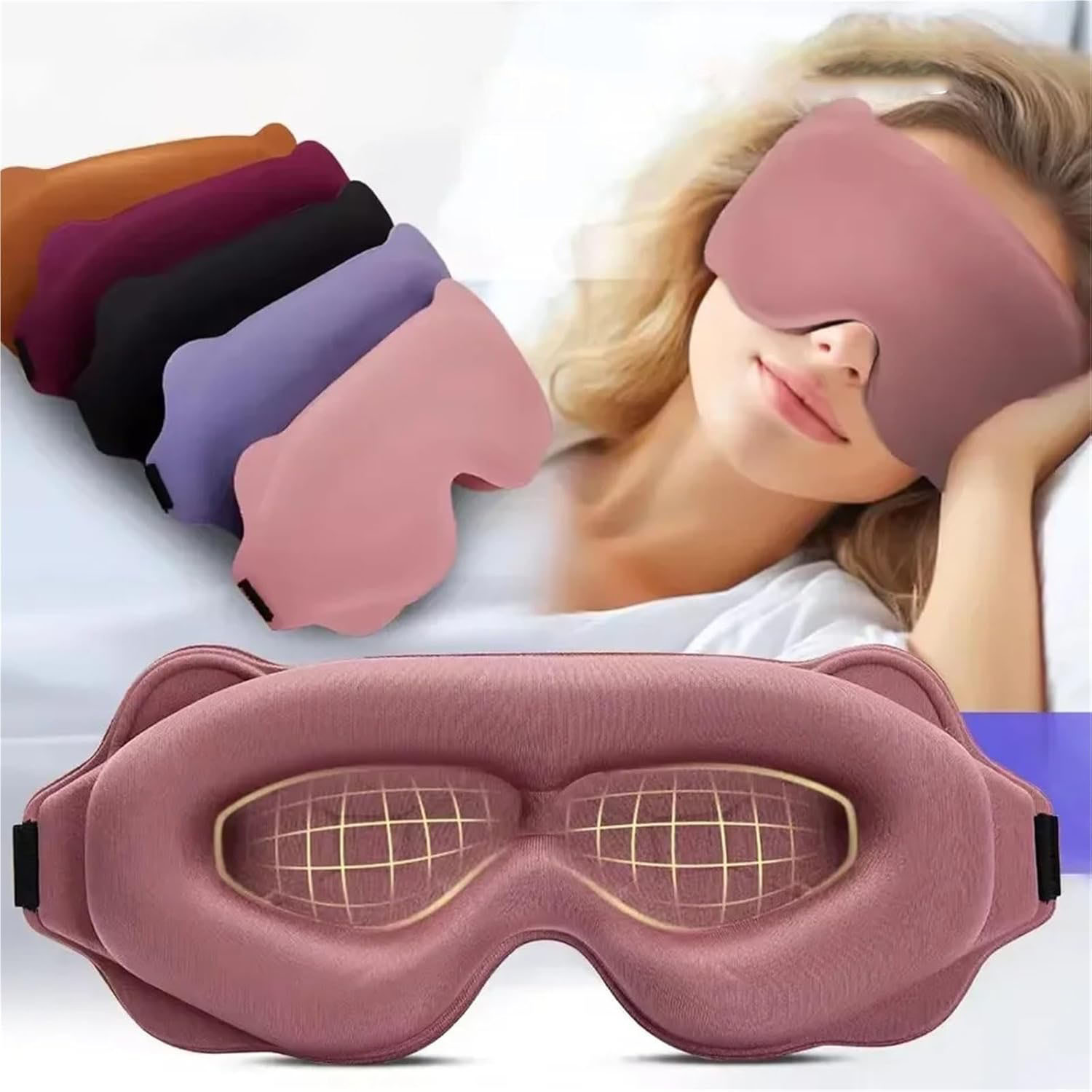 3D Sleeping Mask Block Out Lig - đánh giá và giá Sleep Eye Mask 3D