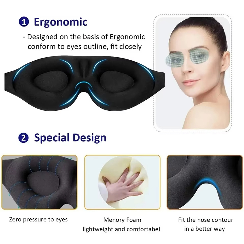 3D Eye Mask Comfortable Breath - đánh giá và giá Sleep Eye Mask 3D